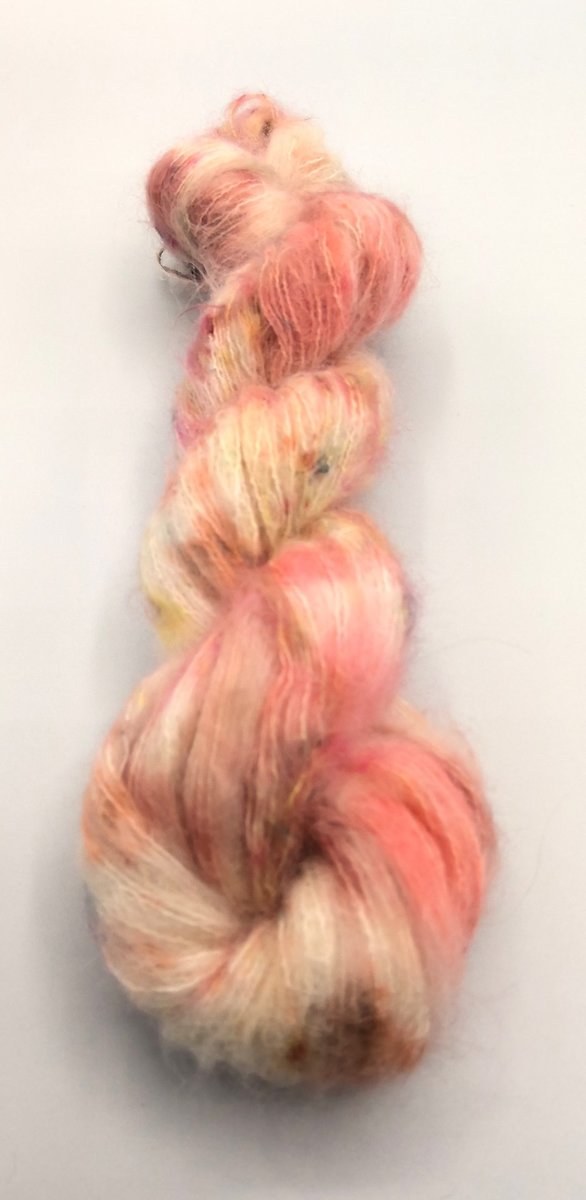Baby Suri Alpaca Silk Cloud Mini Skein "Poem"