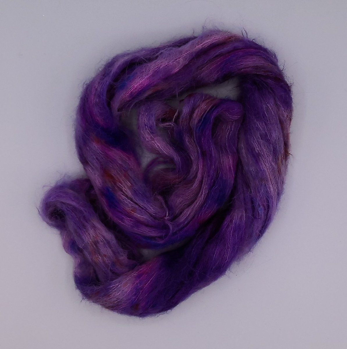 Baby Suri Alpaca Silk Cloud Mini Skein "Geode"