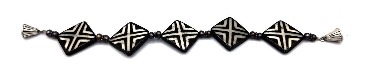 Geometric Inlay Bracelet